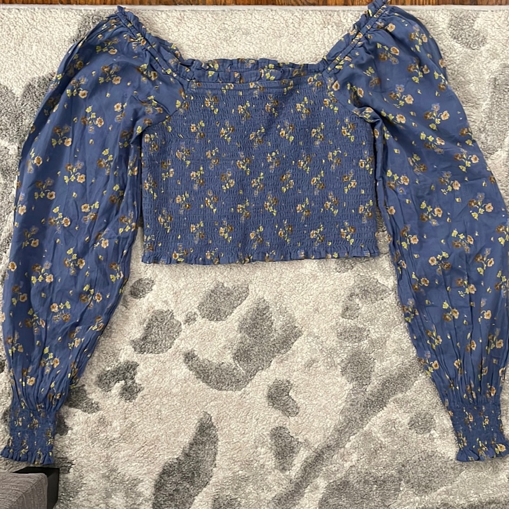 Off the shoulder floral top